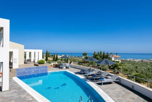 Luxurious sea-view villa in Rethymno Crete for Sale 14