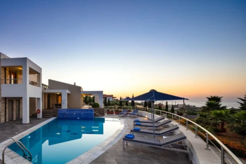 Luxurious sea-view villa in Rethymno Crete for Sale 15