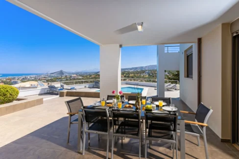 Luxurious sea-view villa in Rethymno Crete for Sale 20
