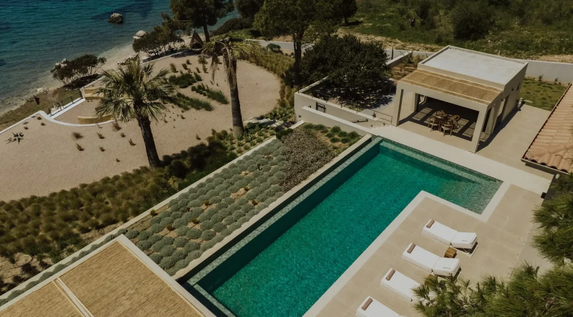 Luxury Seafront House for Sale near Lefkada, Paleros 1