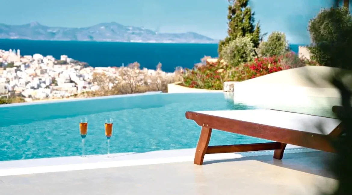 Newly Built Villa With Spectacular Views in Syros Greece for sale 12