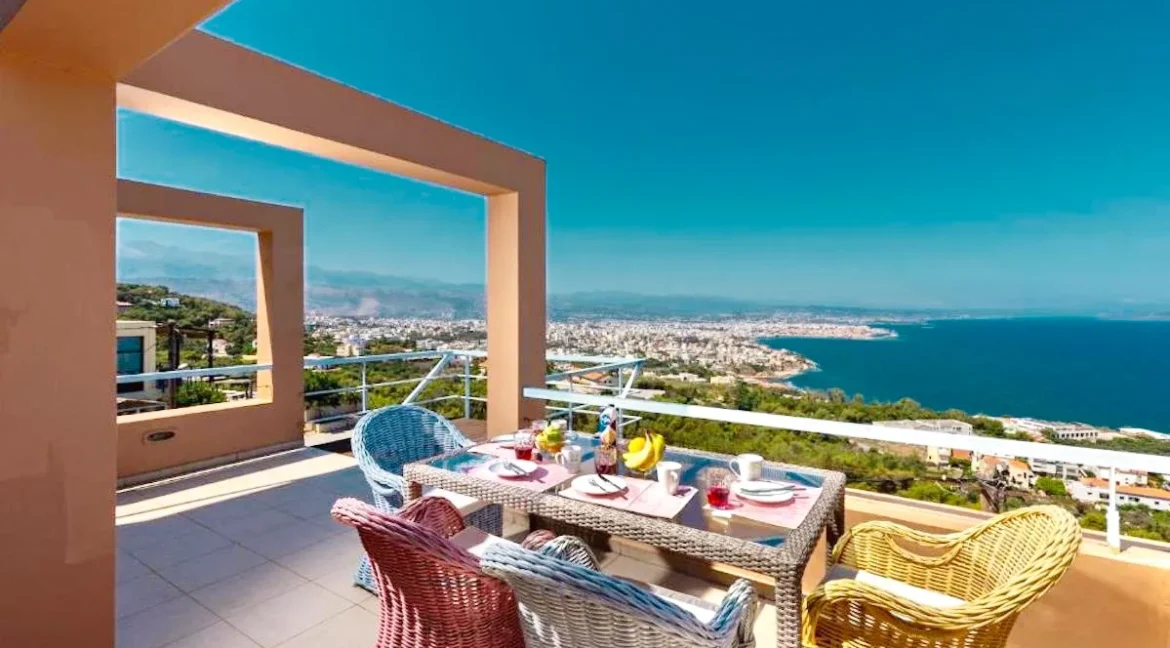 Two Villas with panoramic sea view for sale in Akrotiri Chania Crete Greece 19