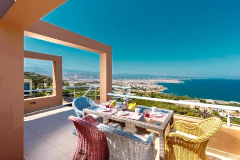 Two Villas with panoramic sea view for sale in Akrotiri Chania Crete Greece 19