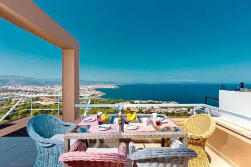 Two Villas with panoramic sea view for sale in Akrotiri Chania Crete Greece 23