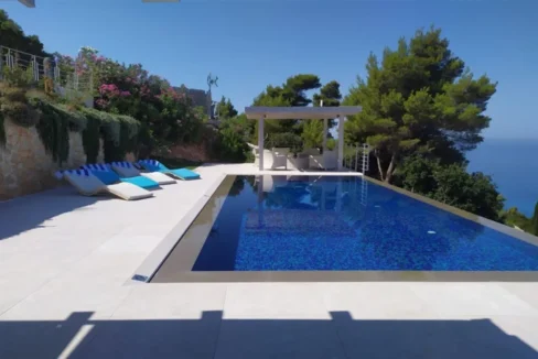 Luxurious Villa Above Egremni Beach Lefkada Greece for sale 4