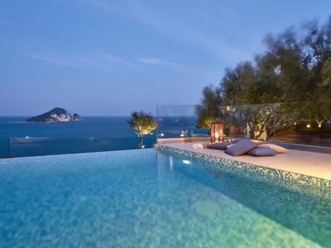 Sea View Luxury Villa and Spa in Zakynthos Island for sale