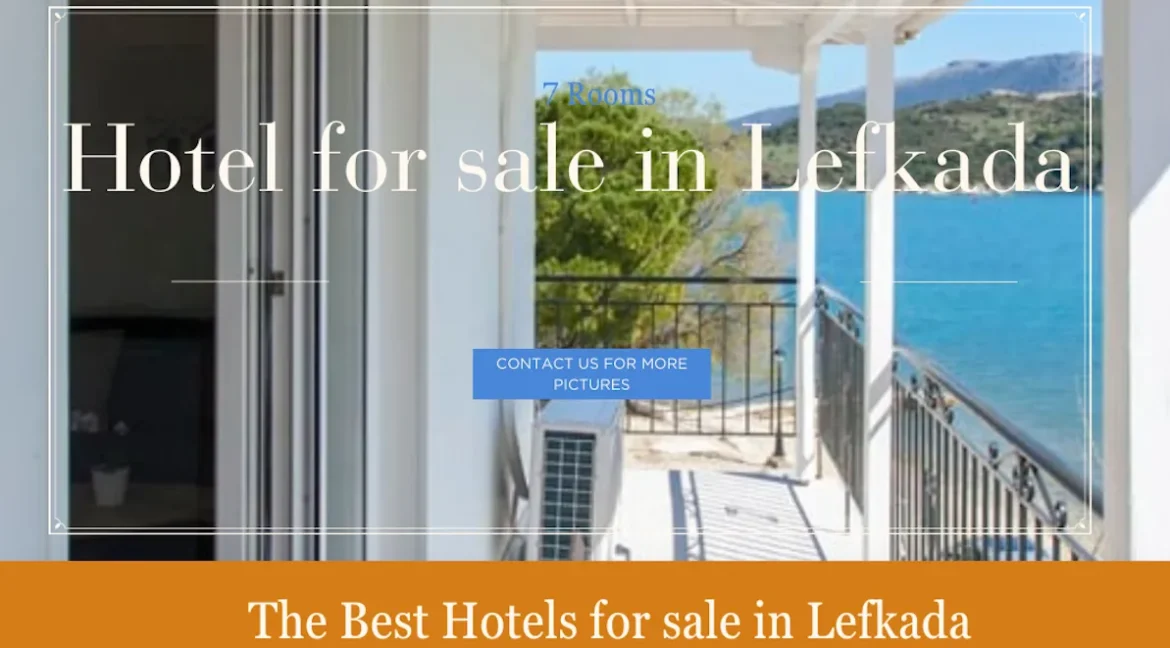 Small Seafront Apartments Hotel for Sale in Lefkada 1