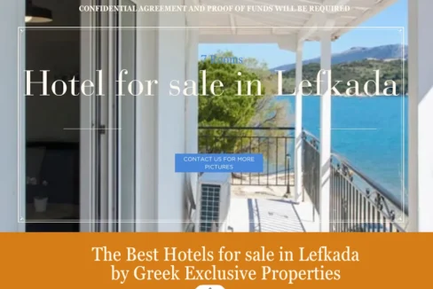 Small Seafront Apartments Hotel for Sale in Lefkada 1