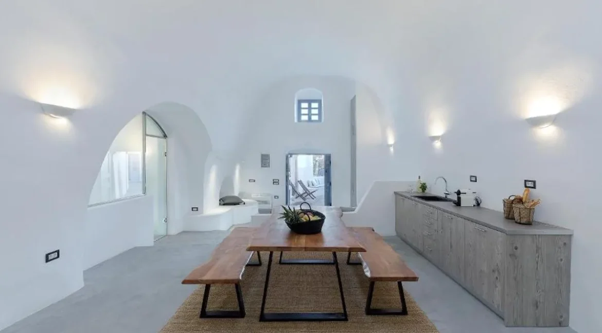 20th-Century Winery Turned into 3 apartments Villa for sale in Santorini 31