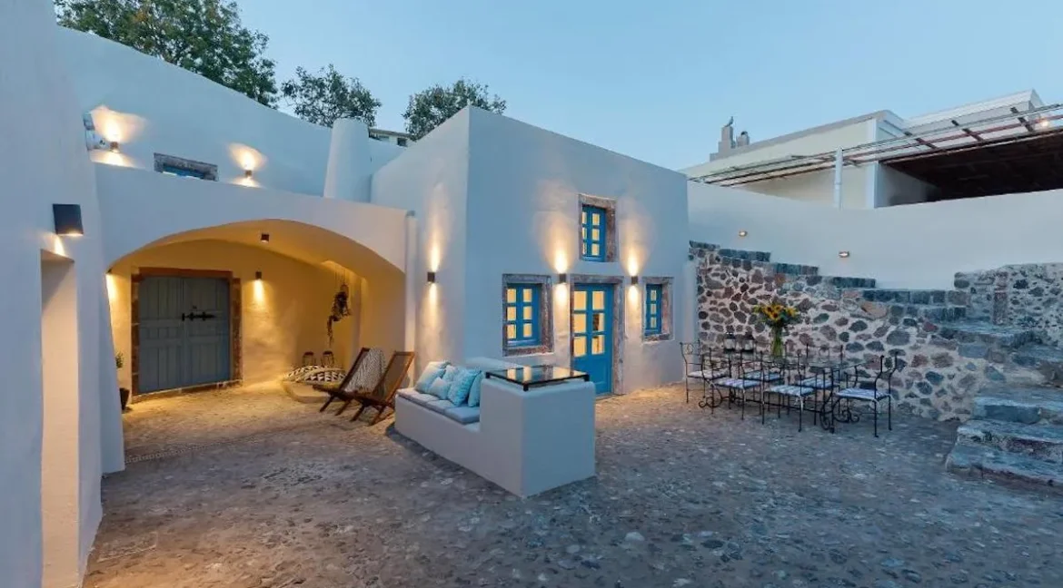 20th-Century Winery Turned into 3 apartments Villa for sale in Santorini