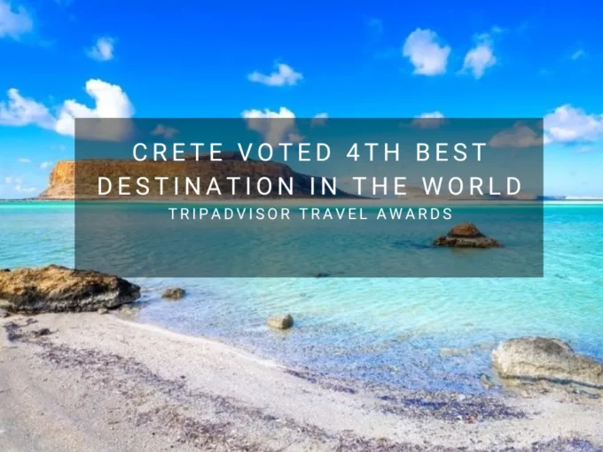 Crete voted 4th best destination in the world