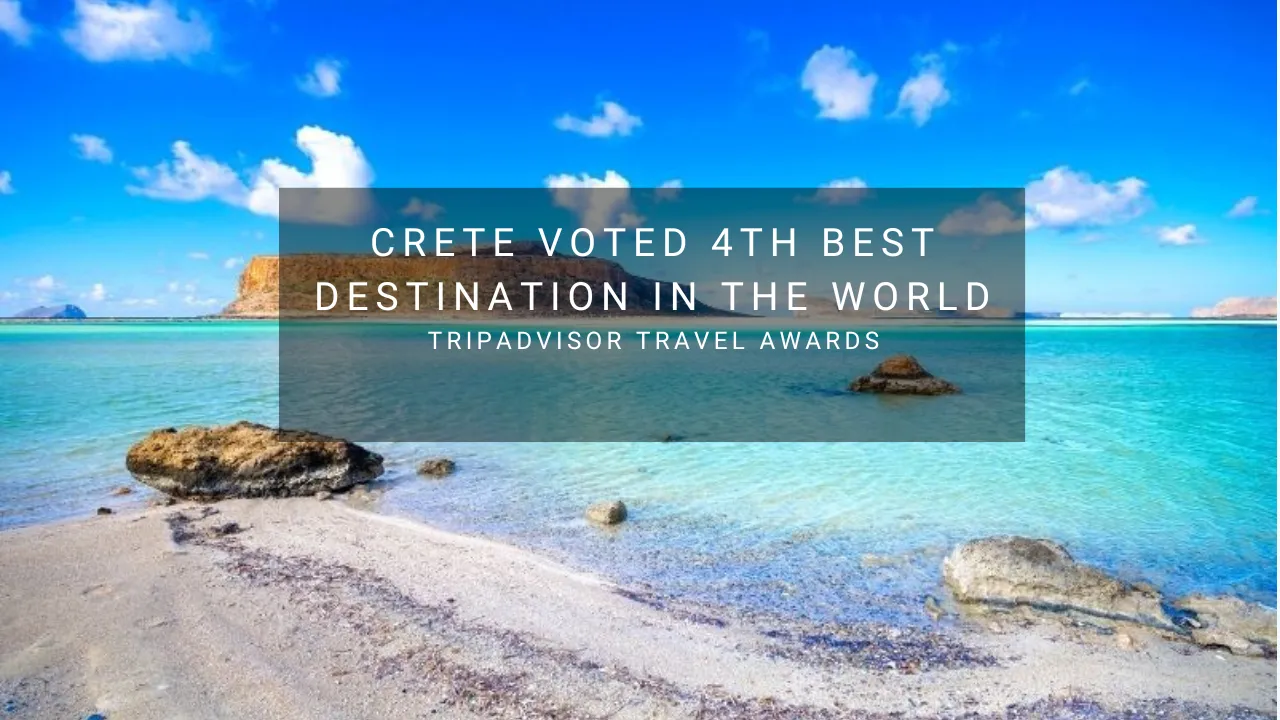 Crete voted 4th best destination in the world