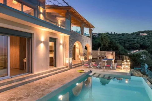 Villa with Breathtaking Sea Views For Sale in North East Corfu