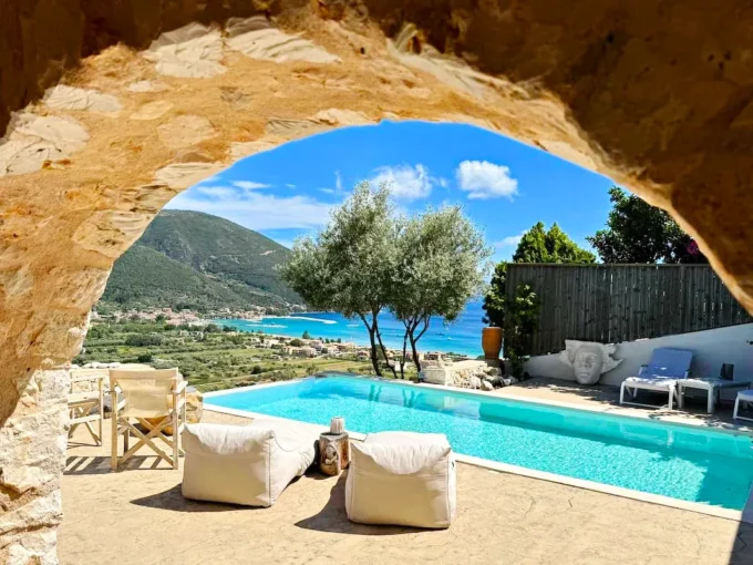 House with amazing Sea View for sale in Lefkada Greece