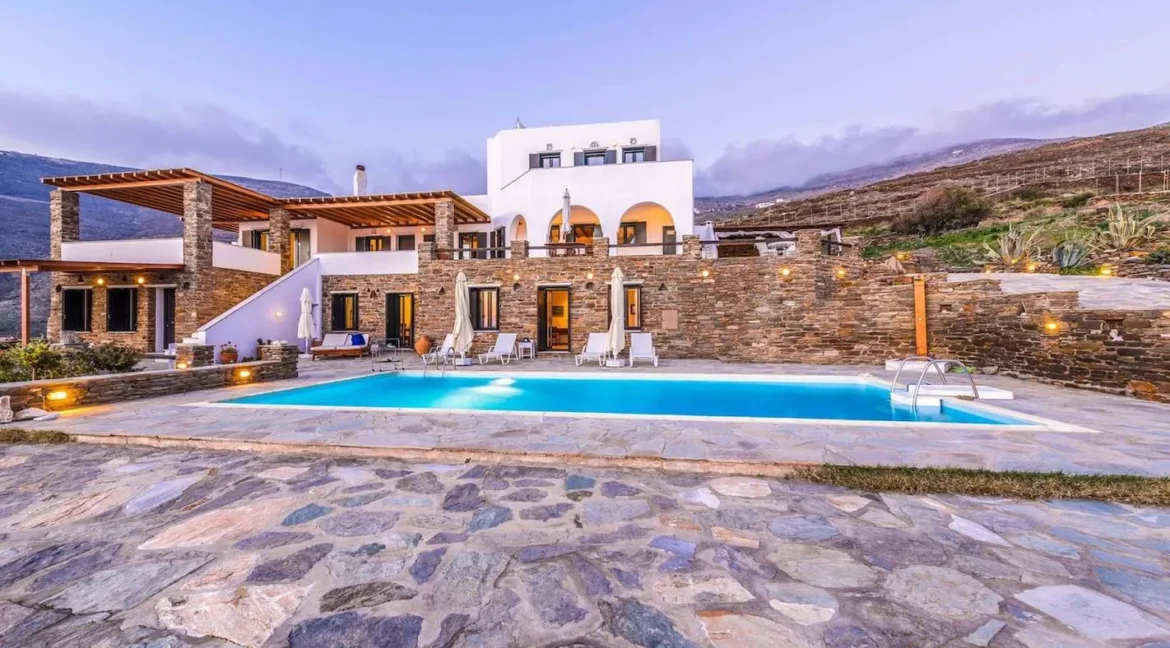 Luxury Seaside Villa with Pool in Tinos Greece for sale 10