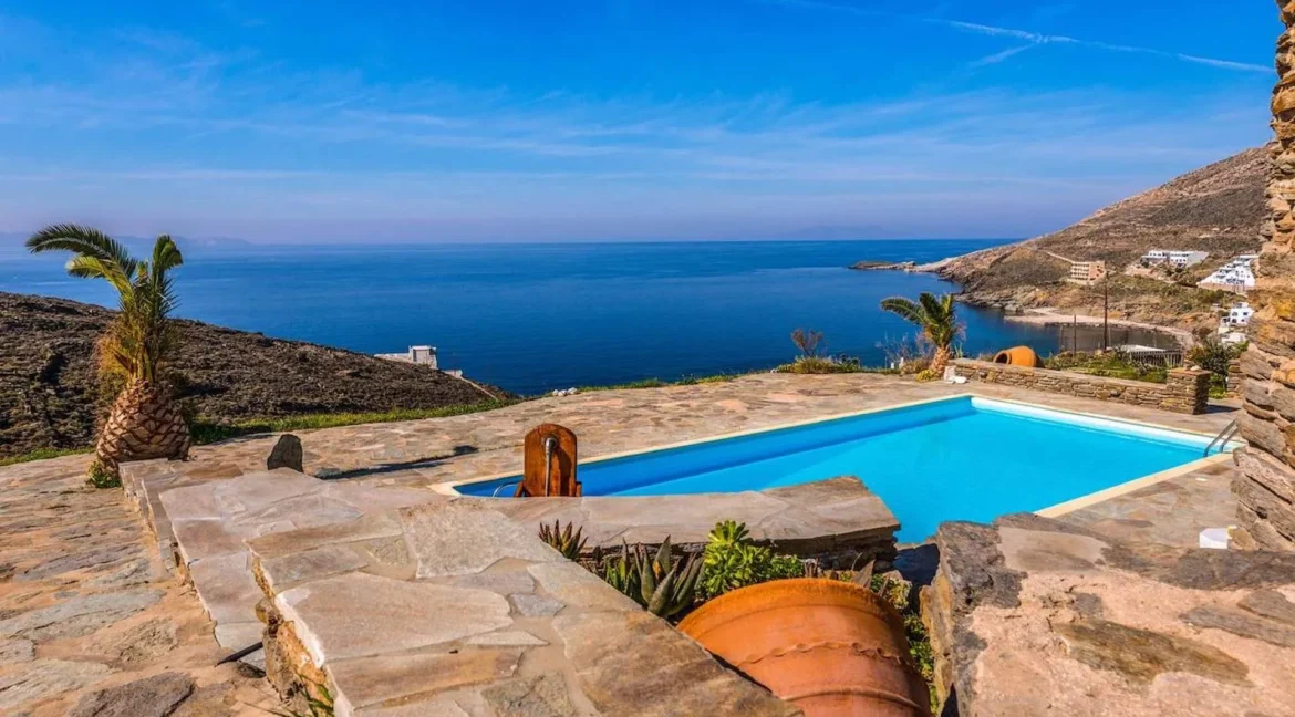 Luxury Seaside Villa with Pool in Tinos Greece for sale 12