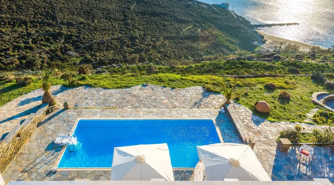 Luxury Seaside Villa with Pool in Tinos Greece for sale 16