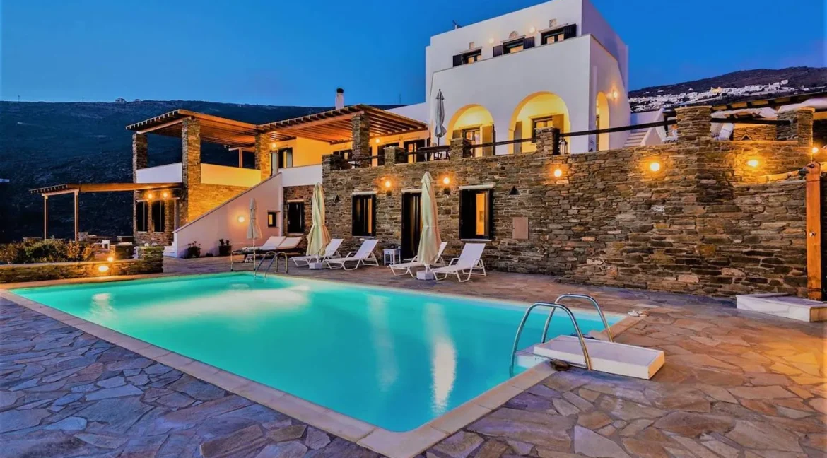 Luxury Seaside Villa with Pool in Tinos Greece for sale 17