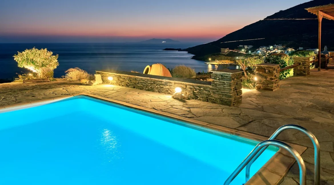 Luxury Seaside Villa with Pool in Tinos Greece for sale 55